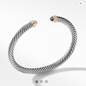 David Yurman Amethyst Cable Bracelet